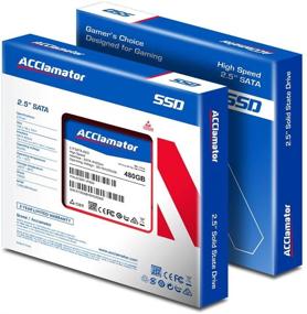 img 2 attached to Acclamator SSD 480GB 2.5 дюйма Внутренний SATA3 6Gb/s Твердотельный накопитель для ноутбука или настольного ПК - Синий