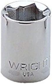 img 1 attached to 🔧 Wright Tool 3318 3/8" Drive Special 8 Point Standard Socket, 9/16" - High-Quality Hand Tool for Smooth & Secure Fastening