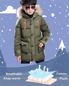 img 3 attached to 🧥 FARVALUE Winter Quilted Puffer Jacket: Stylish Boys' Clothing for Jackets & Coats