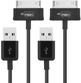 img 4 attached to 🔌 RocketBus 2-Pack USB Sync Charger Cables for Samsung Galaxy Tab 2 Tablets (7, 7.7, 8.9, 10.1)