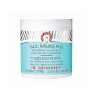 first aid beauty facial radiance pads with aha - gentle exfoliating pads, 60 count logo