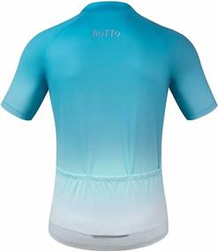 img 3 attached to ROTTO Cycling Jersey Shirts Gradient Outdoor Recreation