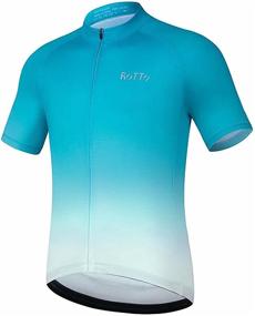 img 4 attached to ROTTO Cycling Jersey Shirts Gradient Outdoor Recreation