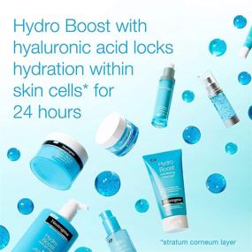 img 2 attached to 🧴 Neutrogena Hydro Boost Hyaluronic Acid Water Gel Facial Moisturizer (Deluxe Size, 3.6 Fl. Oz) &amp; Hydrating 100% Hydrogel Face Mask (1 oz) with Hyaluronic Acid by Neutrogena