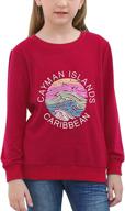 cute cartoon graphic print sweatshirts for girls (4-14 years) by gorlya: stylish pullover tops for kids logo