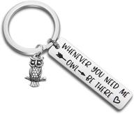 🦉 maofaed owl keychain: a heartfelt bff friendship keychain for support and strength logo