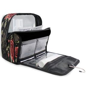 img 1 attached to XLING Toiletry Portable Cosmetic Organizer Travel Accessories and Cosmetic Cases