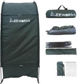 img 2 attached to 🚲 Leeworks Waterproof Bike Shed Storage Tent - Outdoor Shelter & Tidy Tent Bike Cover