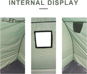 img 1 attached to 🚲 Leeworks Waterproof Bike Shed Storage Tent - Outdoor Shelter & Tidy Tent Bike Cover