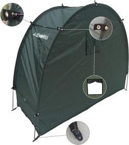 img 3 attached to 🚲 Leeworks Waterproof Bike Shed Storage Tent - Outdoor Shelter & Tidy Tent Bike Cover