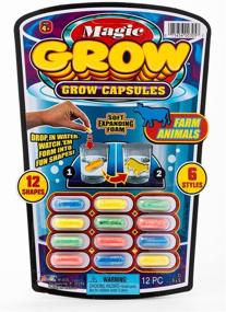 img 4 attached to 🌱 JA-RU Magic Grow Capsules: Exciting Growing Animals & Dinosaurs Bath Toys for Kids (305-1C)