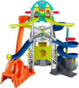img 4 attached to 🏎️ Fun-Filled Fisher Price Little People Launch Raceway for Kids