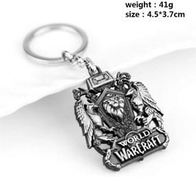 img 3 attached to 🎮 Exquisite World of Warcraft Game Keychain Pendant Charms: Perfect Jewelry Gifts for Teen Gamers - Pack of 2