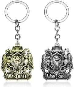 img 4 attached to 🎮 Exquisite World of Warcraft Game Keychain Pendant Charms: Perfect Jewelry Gifts for Teen Gamers - Pack of 2