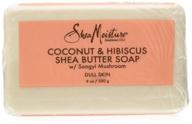 мыло для тела shea moisture с кокосом и гибискусом, 8 унций (u-bb-2884) логотип