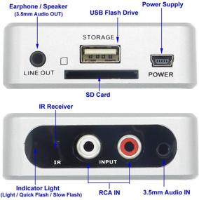 img 2 attached to 🎶 Revolutionize Your Music Collection: Music Digitizer CD Recorder for Capturing and Converting Audio from Multiple Devices