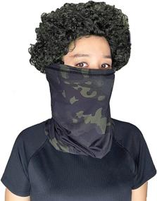 img 3 attached to 🌬️ Agymo Cooling Camo Gaiter Face Mask: Ultimate UV Protection, Breathable Lightweight Design, Multi-functional Scarf Bandana