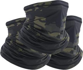 img 4 attached to 🌬️ Agymo Cooling Camo Gaiter Face Mask: Ultimate UV Protection, Breathable Lightweight Design, Multi-functional Scarf Bandana