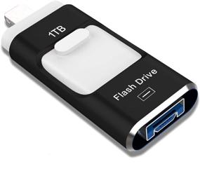 img 4 attached to 💾 Sttarluk 1TB USB Flash Drive with USB 3.0 and Photo Stick for iPhone/iPad - External Storage Memory Stick Compatible with iPad/iPod/Mac/Android/PC - Black (1TB)