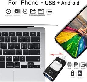 img 1 attached to 💾 Sttarluk 1TB USB Flash Drive with USB 3.0 and Photo Stick for iPhone/iPad - External Storage Memory Stick Compatible with iPad/iPod/Mac/Android/PC - Black (1TB)
