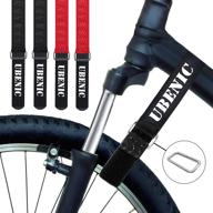 🚲 bike wheel strap with gel buckle for ubenic bike rack - 29.5 / 24'' bike storage and stabilizer, replacement bicycle straps for rack logo