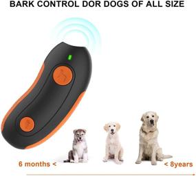 img 2 attached to 🐶 yeuk Bark Control Device: Upgraded Mini Ultrasonic Dog Bark Deterrents with 3 Frequency Levels (D2) - Outdoor Anti Barking Tool