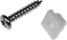 img 2 attached to 🔩 Dorman 785-152 License Plate Fasteners - 14 x 3/4 In., 4-Pack
