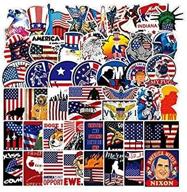 american sticker pack of 100 patriotic stickers usa decals for laptops hydro flasks water bottles luggage helmet logo