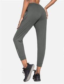 img 1 attached to 👖 Comfortable BALEAF Women's Jogger Pants: Slim Fit, Petite, Soft Sweatpants, with Zipper Pockets & Drawstring 7/8