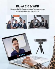 img 3 attached to 🎥 DEPSTECH 1080P Webcam with Microphone 2021 - USB FHD Web Camera for PC Mac Laptop Desktop - Privacy Cover & Tripod Included - Ideal for Zoom, Skype, Facetime, Teams Streaming