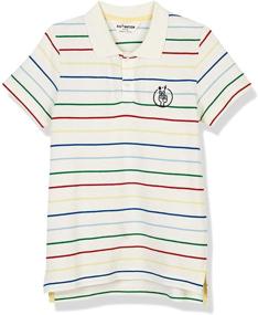 img 1 attached to 👕 Kid Nation Kids Short Sleeve Performance Polo Shirt: Unisex Style for Boys and Girls Ages 4-12