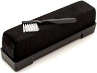 vinyl record cleaning brush set - premium anti static solution fluid and stylus cleaner by record-happy. boost longevity, enhance sound quality, and preserve the pristine condition of your cherished lp collection! logo