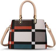👜 tibes women's handbags: stylish ladies tote shoulder bags, top handle satchel purse in gorgeous color combinations logo