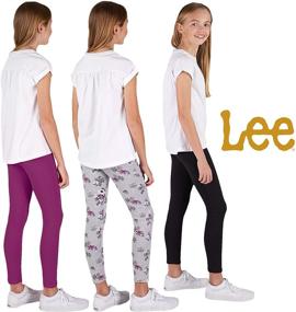 img 3 attached to 👖 Trendy LEE Leggings: Ultra-comfy Girls' Clothing with Stylish Prints