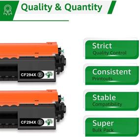 img 3 attached to 🖨️ HP 94X CF294X/94A CF294A Compatible Toner Cartridge (2 Pack) - GREENSKY Replacement for HP M118dw MFP M148dw M148fdw M118 M148 M149 Toner Printer - High Yield, Black