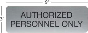 img 1 attached to 🔒 Secure Seal: Authorized Personnel Adhesive for Restaurants & Businesses