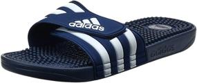 img 4 attached to Черная мужская летняя сандалия Adidas Adissage - обувь для спортсменов