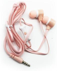 img 3 attached to Pink QearFun Stereo 3.5mm In-Ear Cat Earphones Earbuds with Microphone and Storage Case - Ideal for Smartphone, MP3, iPod, PC Music