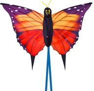 🦋 zhuoyue butterfly kites: 55 inch large easy-to-fly kite for kids & adults with long tail and kite spool ─ perfect outdoor game логотип