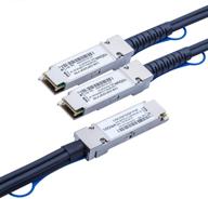🔀 100 г qsfp28 к двойному 50 г qsfp28 гибридному кабелю dac против mellanox cab-q-2s-100g-1m, 1-метровый: сравнение логотип