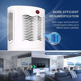 img 3 attached to 🏠 LetSport Upgraded 68oz Dehumidifier: Powerful, Portable, and Ultra Quiet for Home Use - Ideal for Basements, Bathrooms, Bedrooms, and RVs
