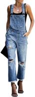 👖 stylish and versatile: luvamia women's casual stretch denim overalls for comfortable chic logo