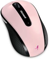 🎀 microsoft wireless mobile mouse 4000 special edition - susan g. komen: power in pink for awareness and mobility logo