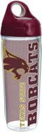 tervis texas state bobcats double-walled insulated tumbler cup, made in usa - keeps drinks cold & hot, 24oz water bottle for college pride логотип