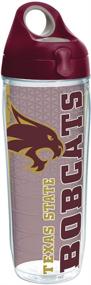 img 4 attached to Tervis Texas State Bobcats Double-Walled Insulated Tumbler Cup, Made in USA - Keeps Drinks Cold & Hot, 24oz Water Bottle for College Pride