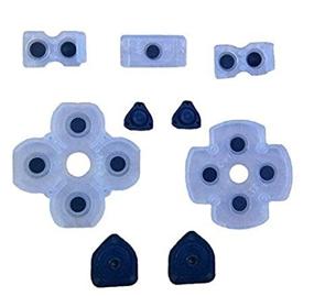 img 4 attached to 🎮 Enhance Your PS4 Controller with Honbay's Complete Replacement Keypad Button Kit
