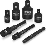 🔧 neiko 00298a impact extension and socket-adapter set: 7-piece crv steel kit for 1/4-inch drill extension - hex-shank, high-performance accessories logo