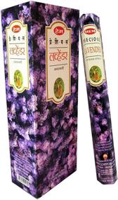 img 1 attached to HEM Precious Lavender Incense Sticks Bulk Pack - 360 Sticks in 3 Boxes