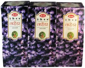 img 4 attached to HEM Precious Lavender Incense Sticks Bulk Pack - 360 Sticks in 3 Boxes