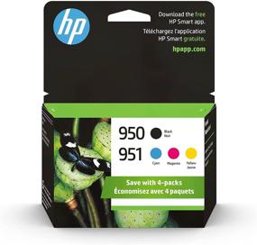 img 4 attached to 🖨️ Original HP 950/951 Ink Cartridges (4-Pack) for HP OfficeJet Series - Eligible for Instant Ink